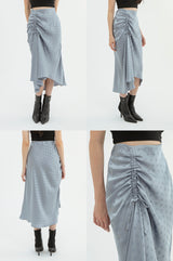 Light Blue Polka Garbo