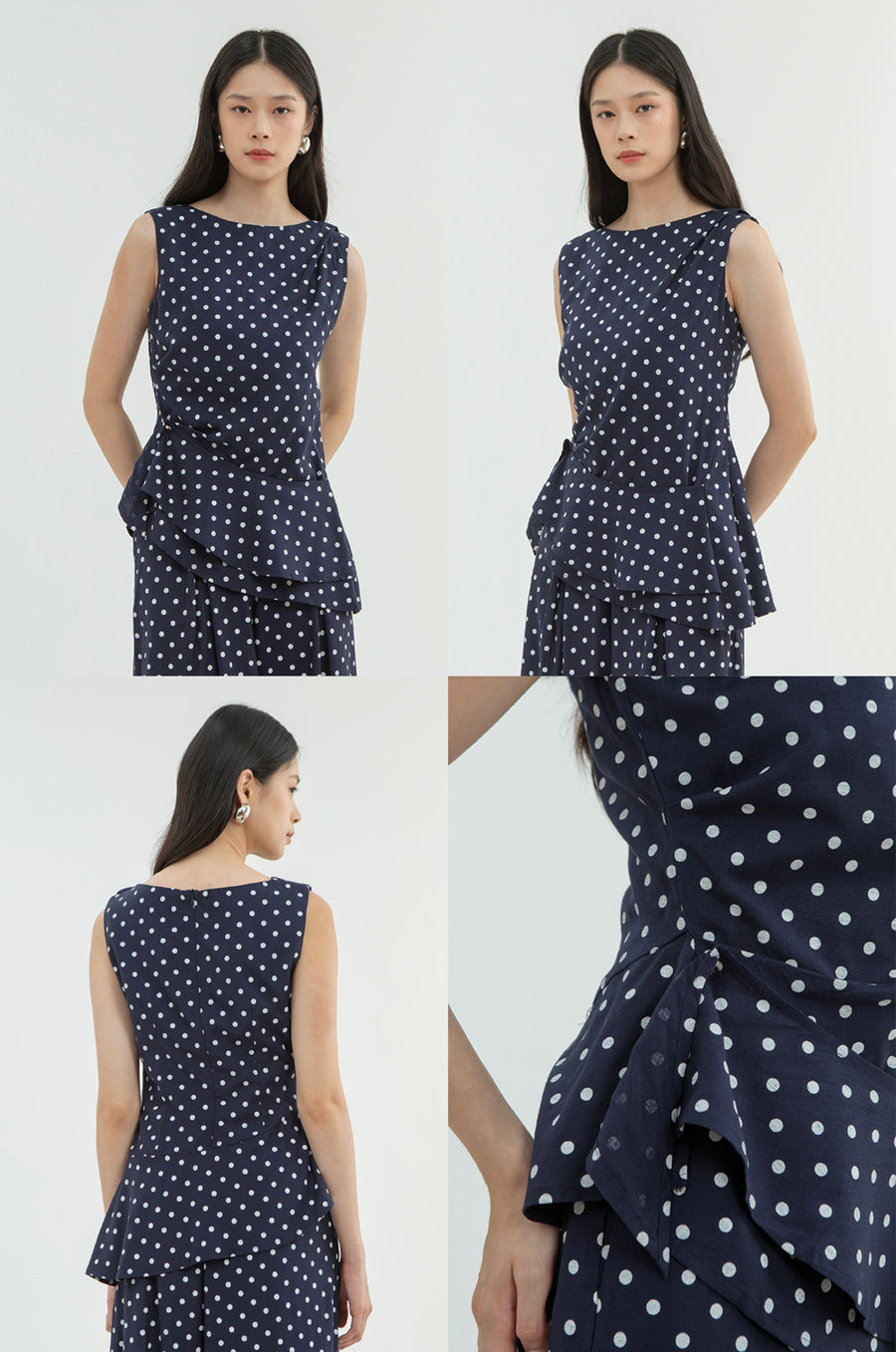 Linen Polka Ninon
