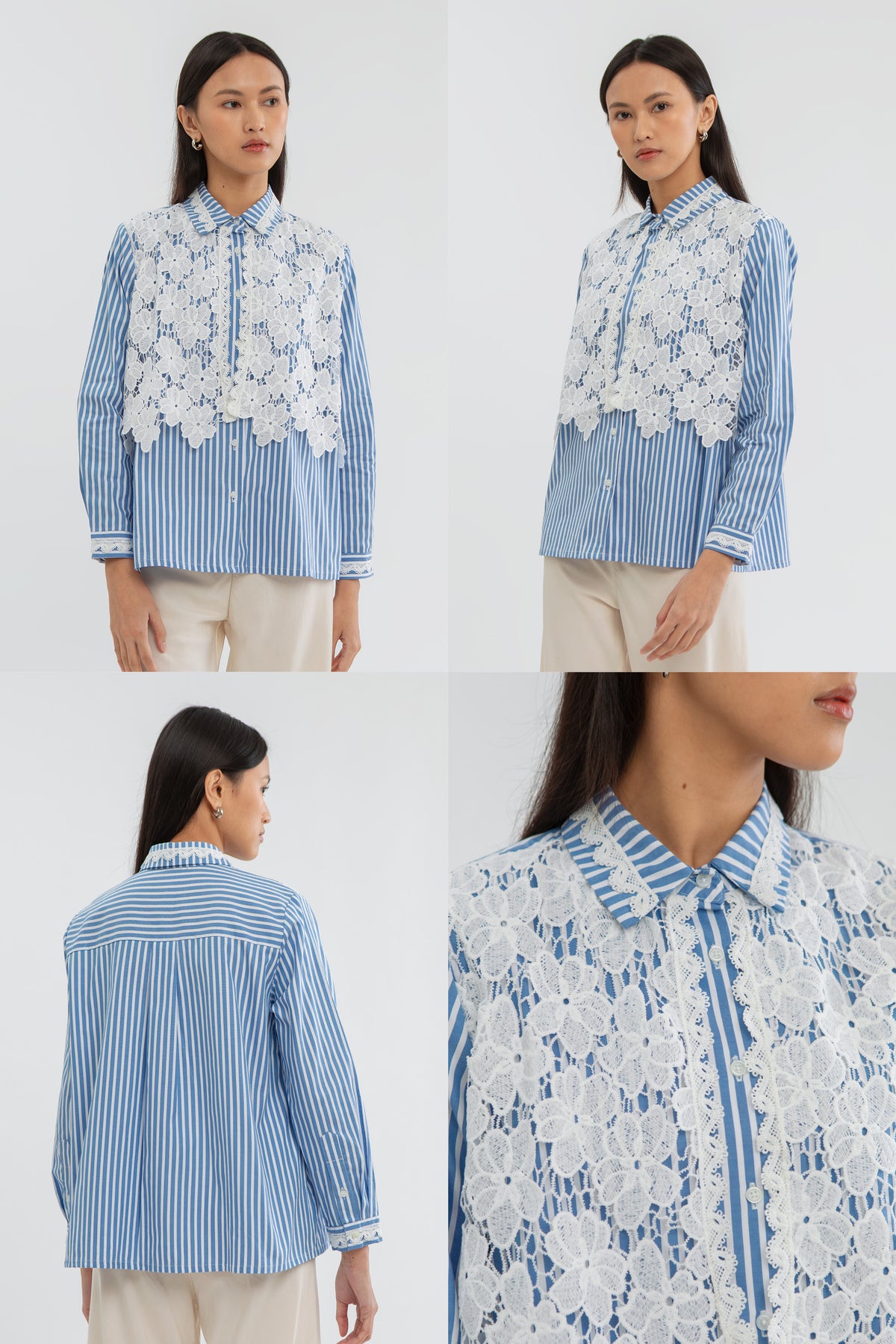 Navy Striped Eshal