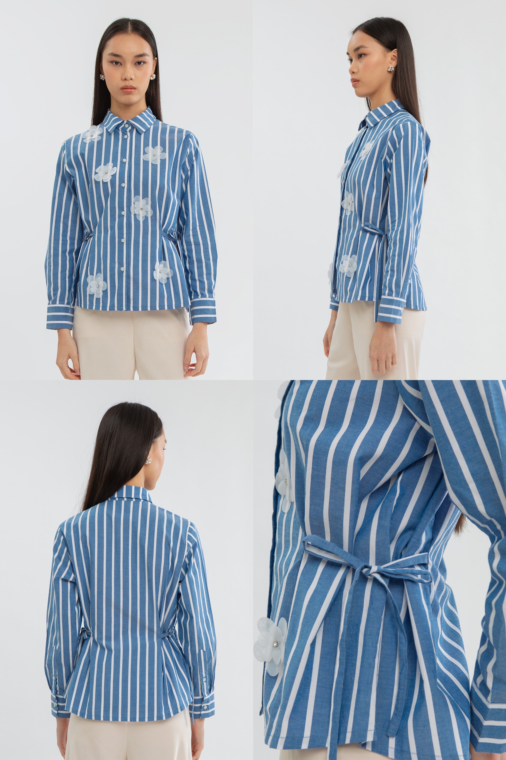 Navy Striped Inaya