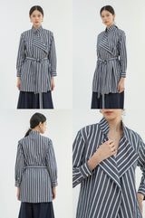 Navy Striped Marjolaine