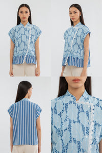 Navy Striped Talya