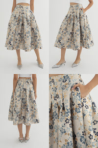 Blue Floral Lira
