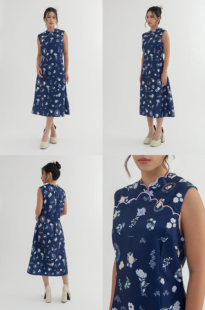 Navy Peony Noa
