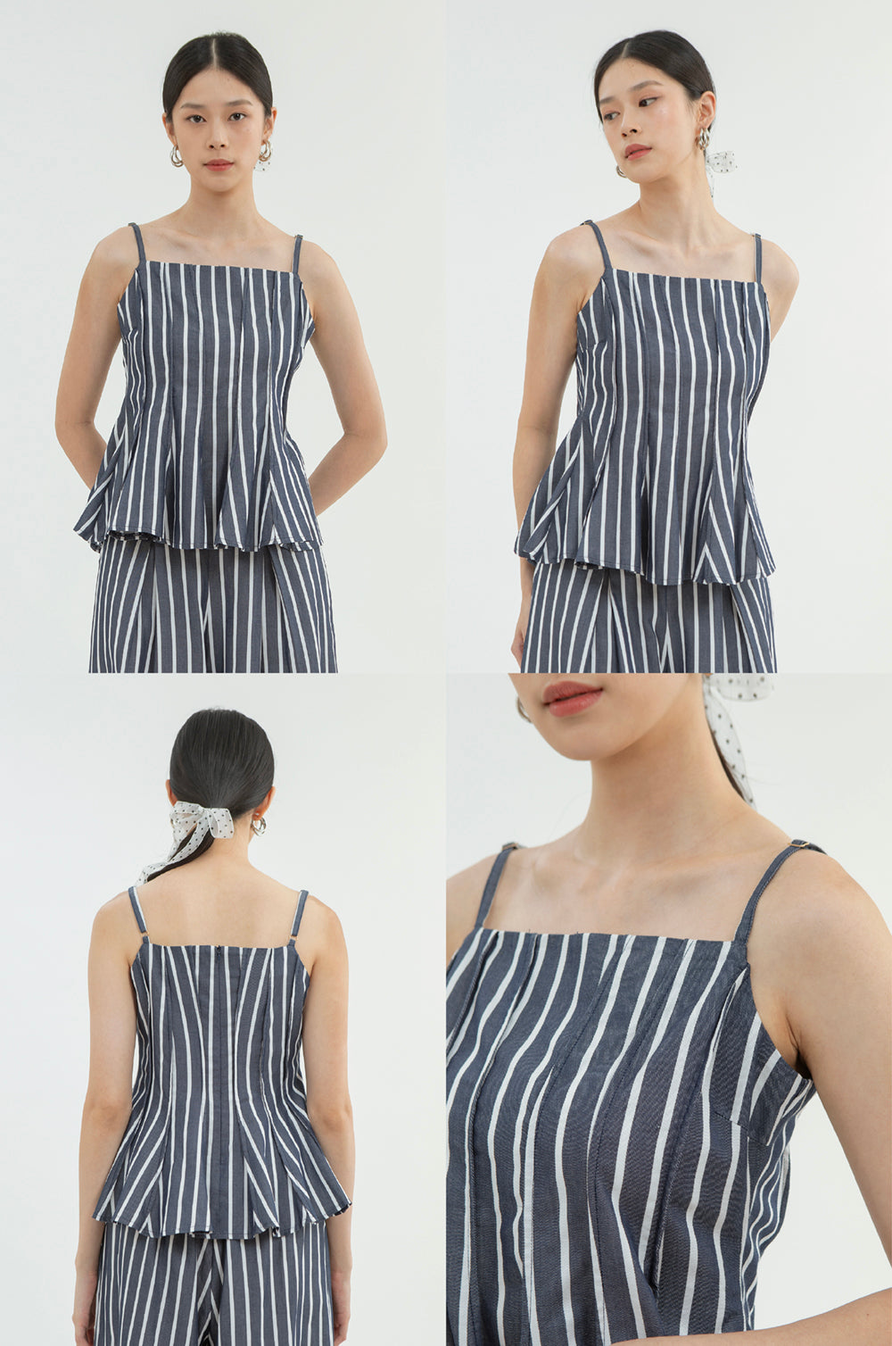 Navy Striped Dariole