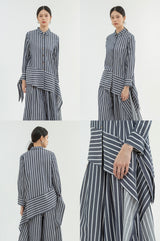 Navy Striped Lyon
