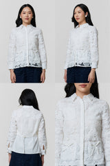 Off-white Floral Leif