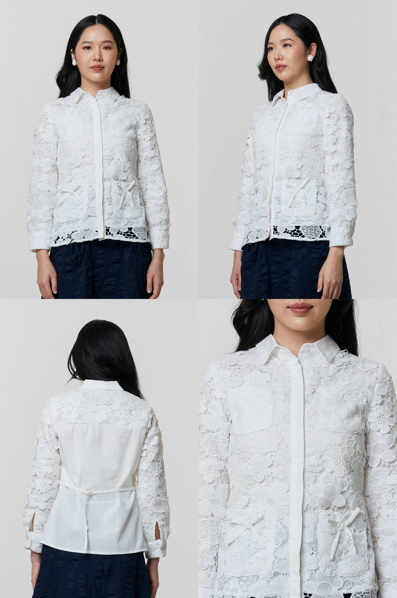 Off-white Floral Leif