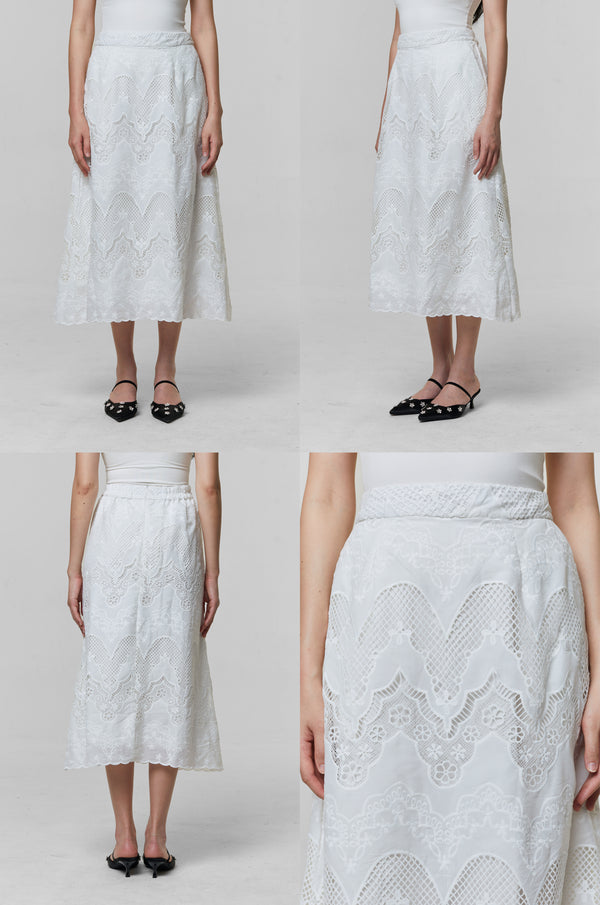 Off-white Scallop Eline B