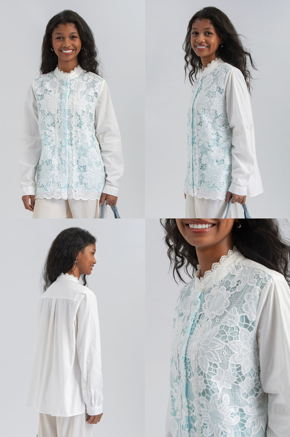 Off-white Embroidery Jana