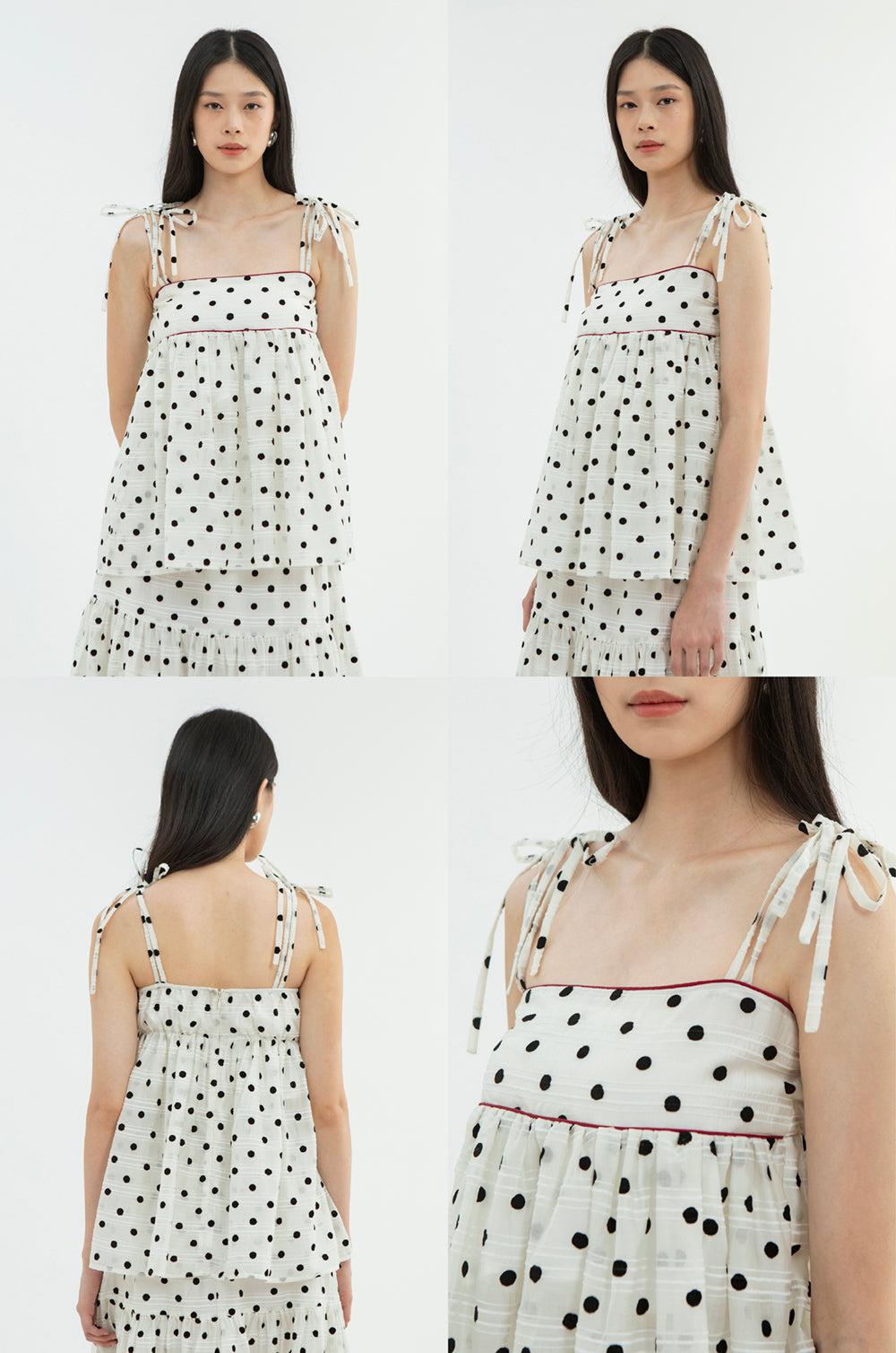 Off-white Polka Mousse