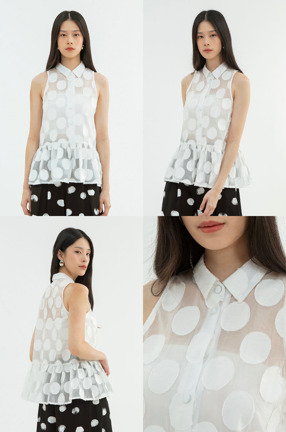 Off-white Polka Thalie