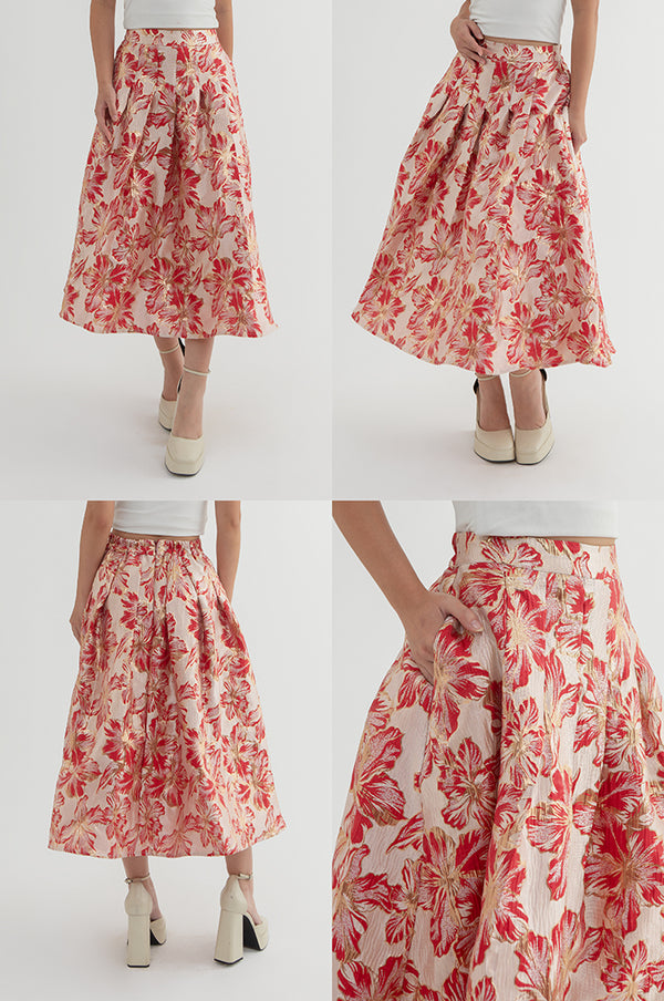 Red Floral Lira