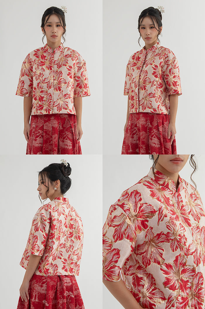 Red Floral Lumi