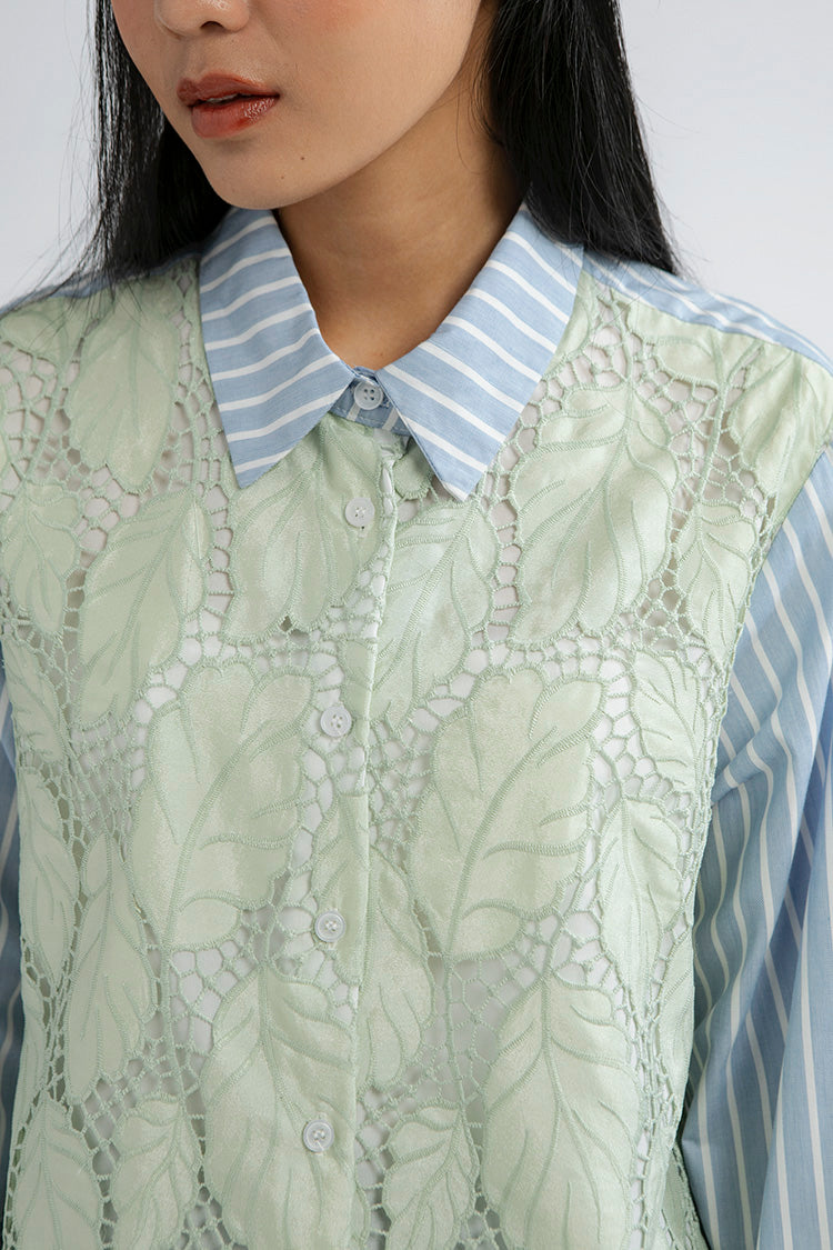 Green Embroidery Mataya