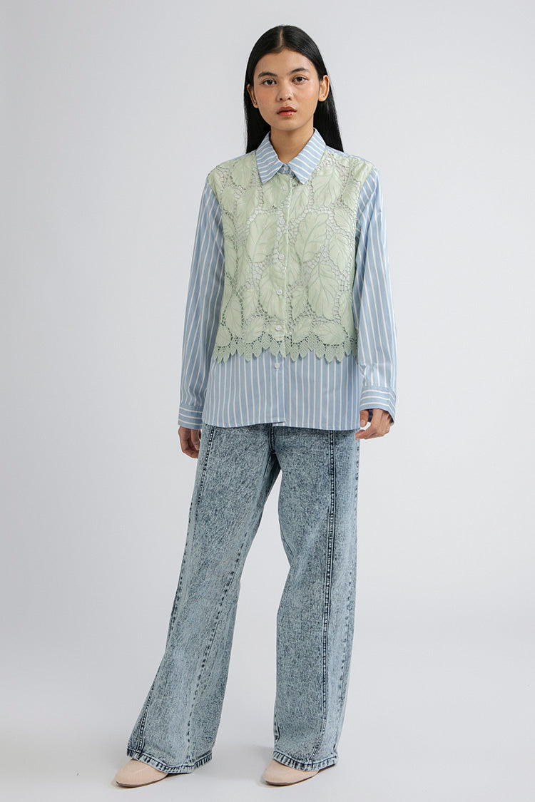 Green Embroidery Mataya