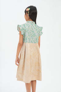 Green Floral Jinggao