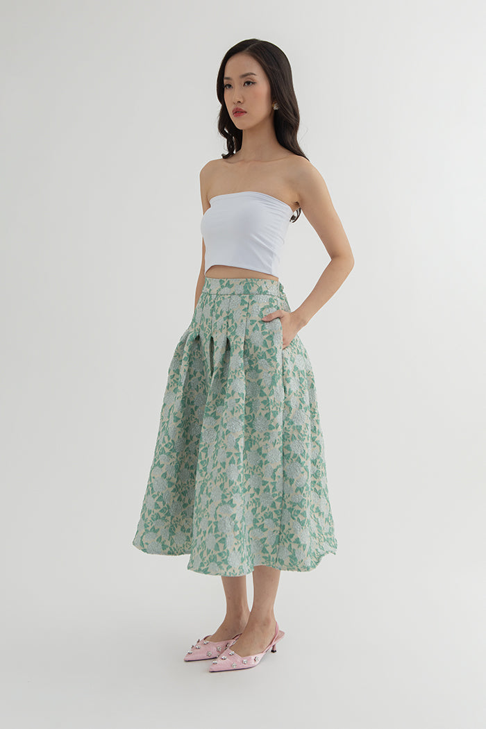 Green Floral Lira