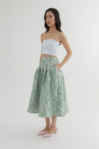 Green Floral Lira