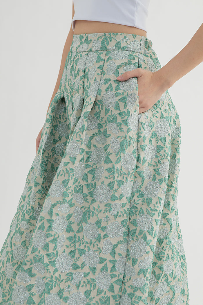 Green Floral Lira