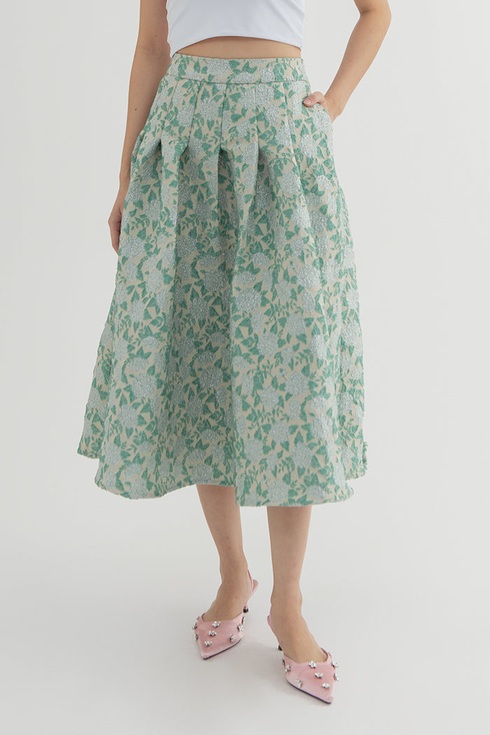 Green Floral Lira