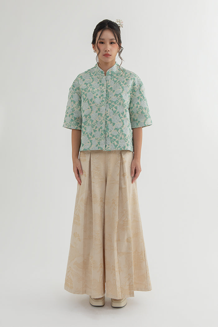 Green Floral Lumi
