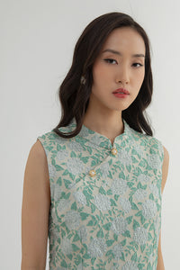 Green Floral Mai