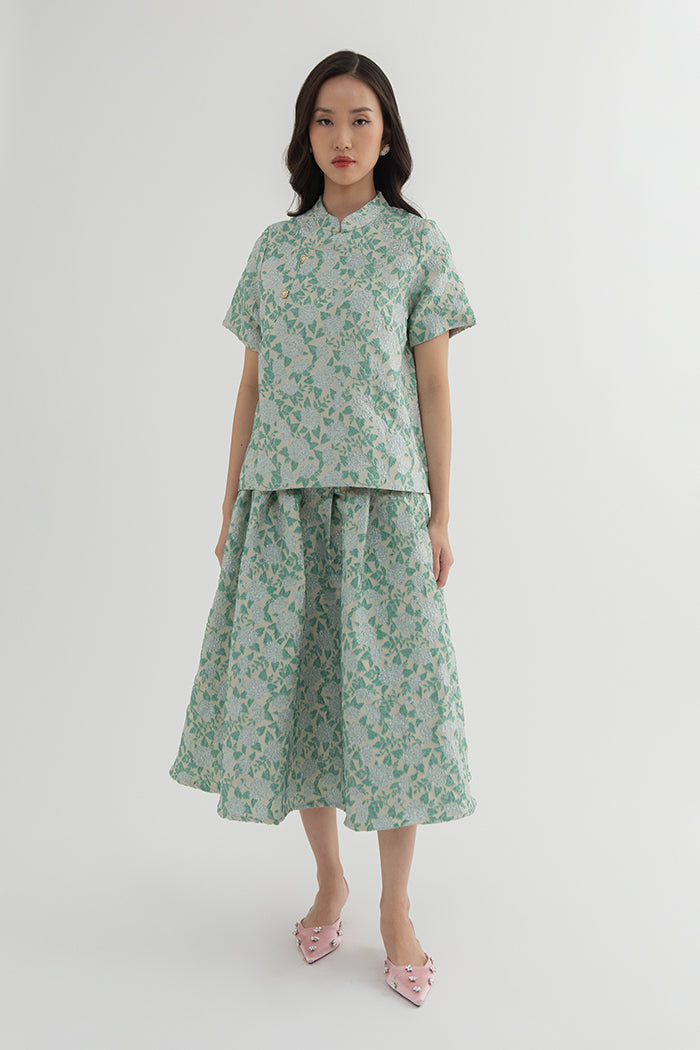 Green Floral Yuna