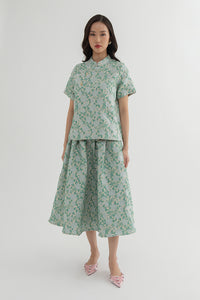 Green Floral Yuna