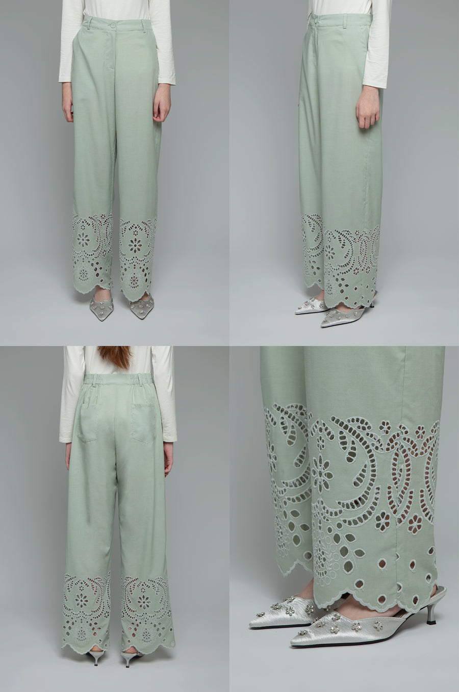 Green Embroidery Menna