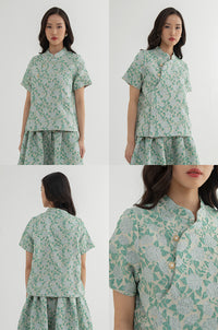 Green Floral Yuna