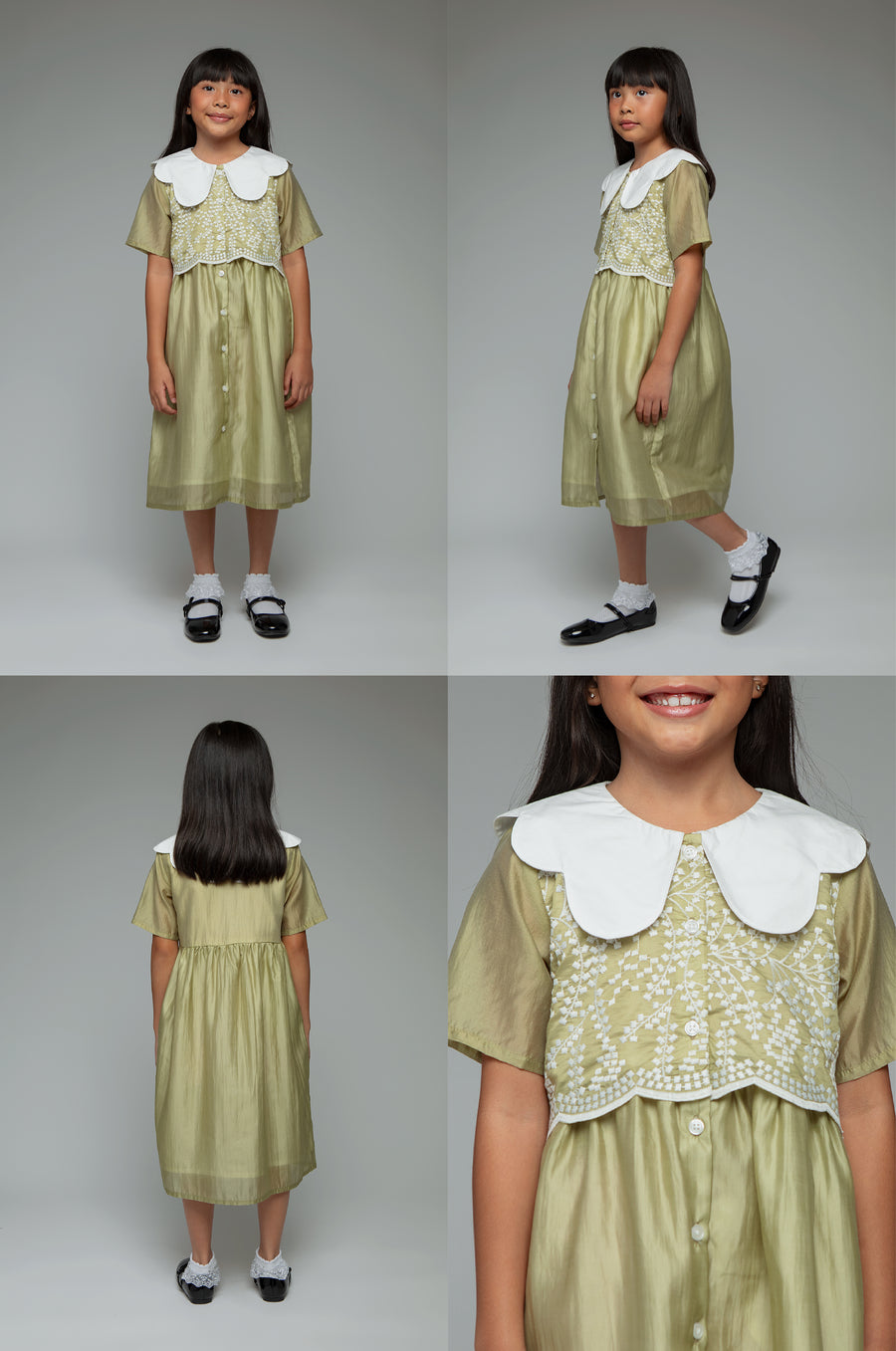 Green Tencel Bota