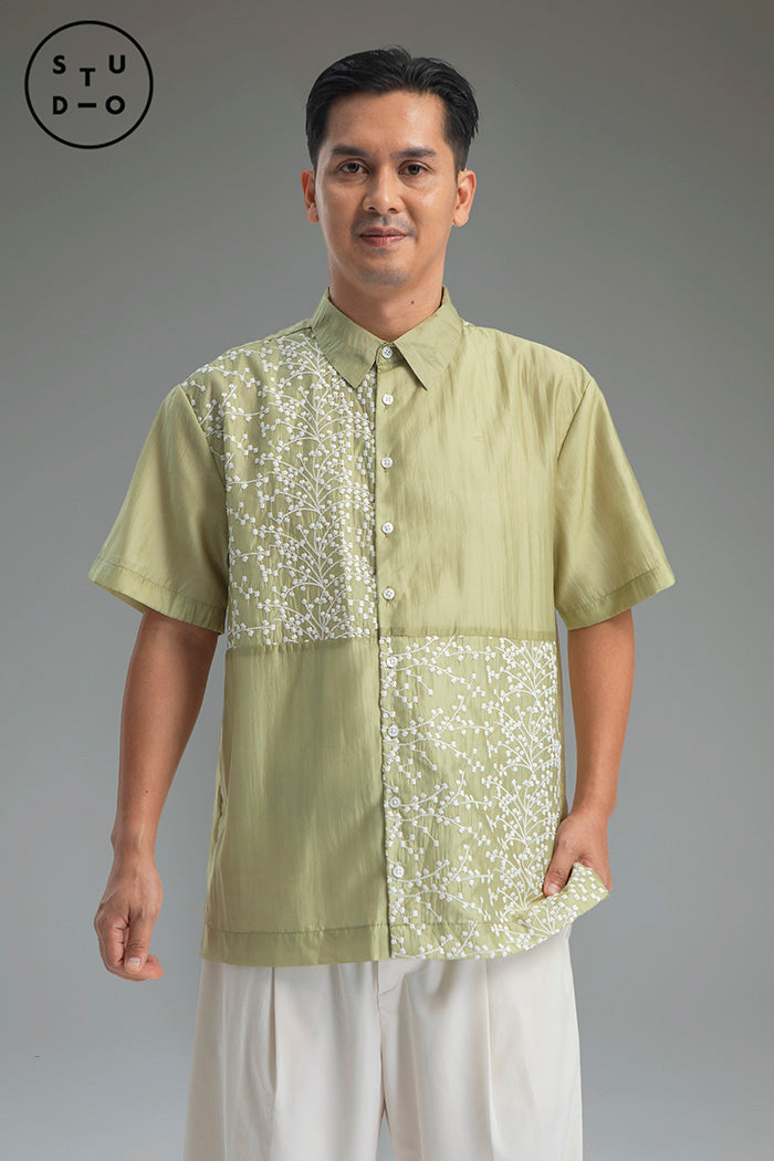 Green Tencel Madi