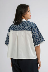 Indigo Scalloped Cesena A