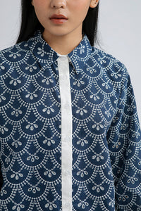 Indigo Scalloped Nardo A - Defect Sale