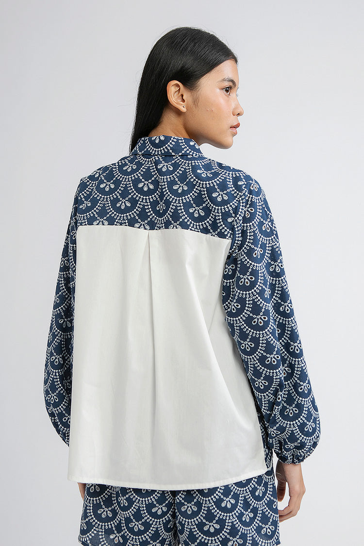 Indigo Scalloped Nardo A - Defect Sale