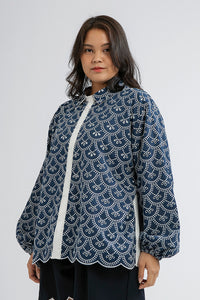 Indigo Scalloped Nardo A - Defect Sale