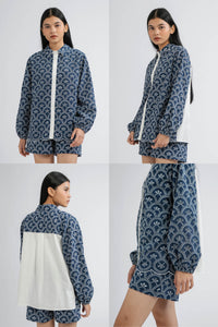 Indigo Scalloped Nardo B - Defect Sale