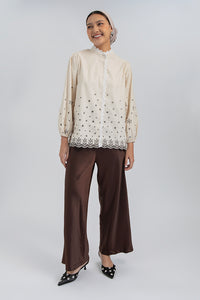 Khaki Embroidery Nadra