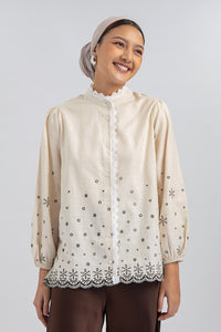 Khaki Embroidery Nadra