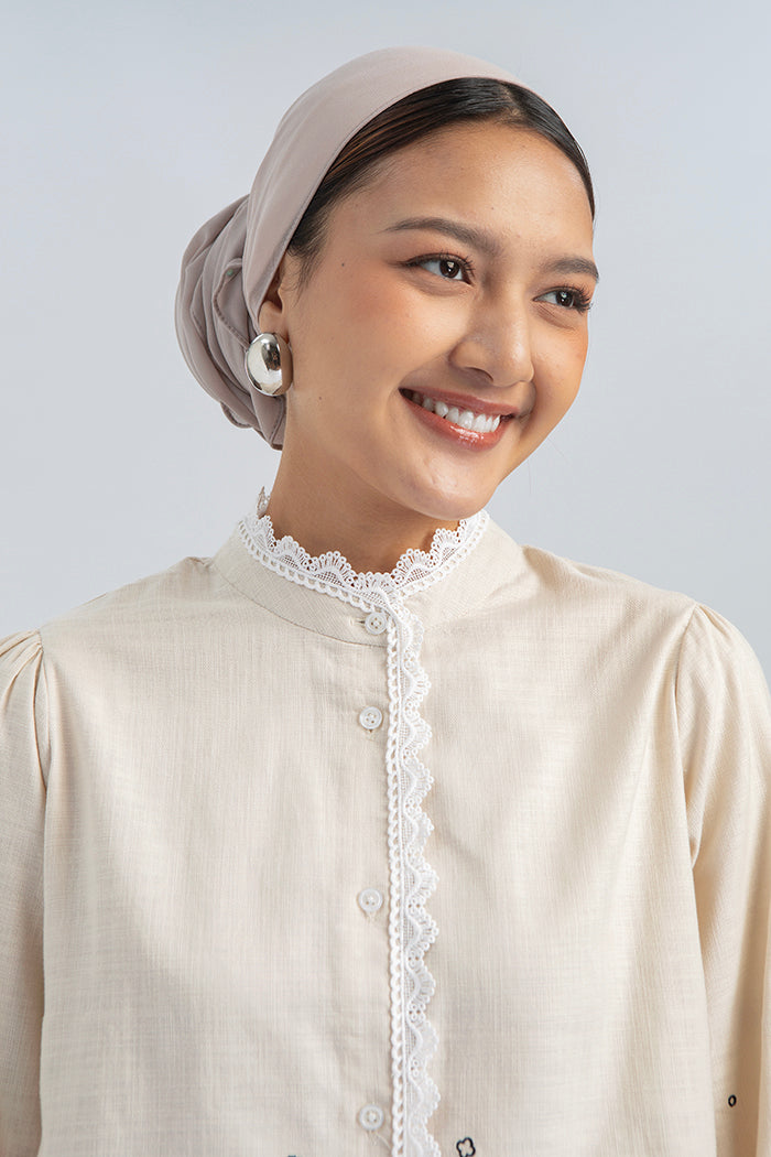 Khaki Embroidery Nadra