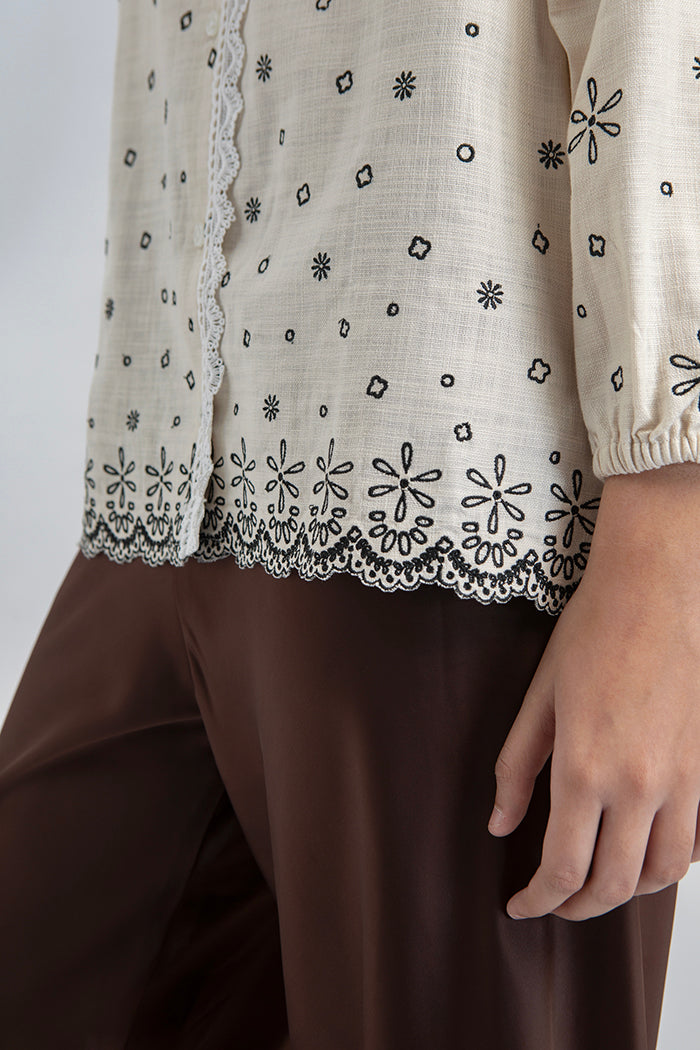 Khaki Embroidery Nadra