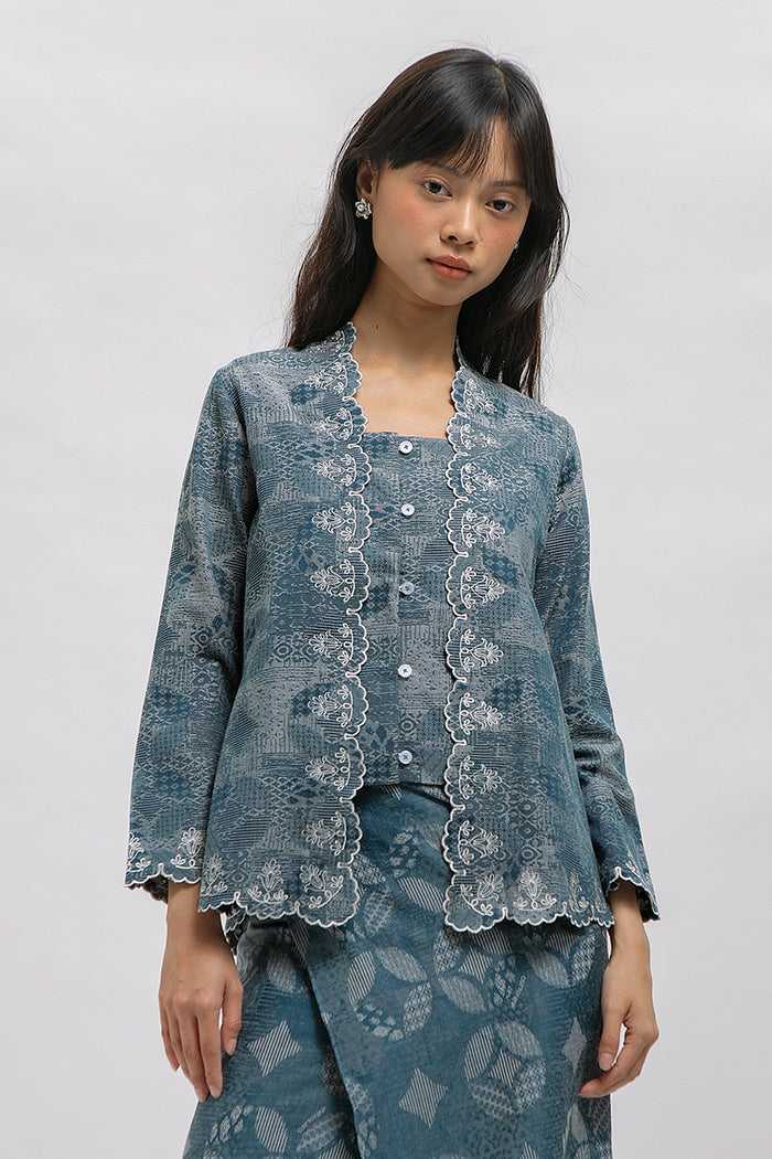 Latika Kawung Biru Laut