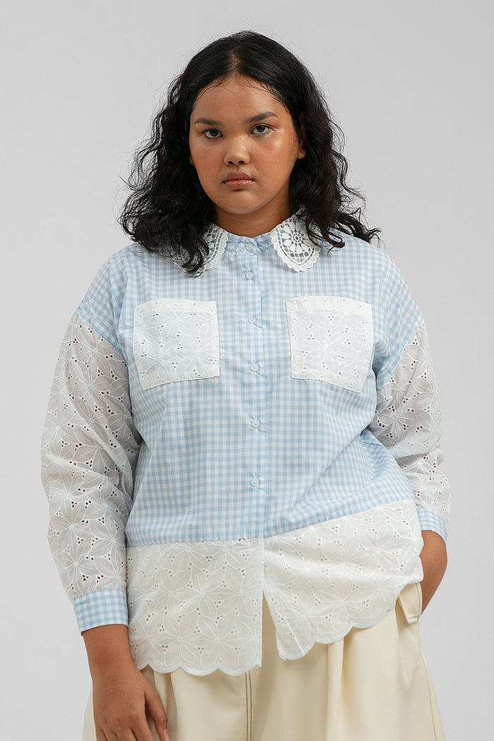 Light Blue Gingham Maelys