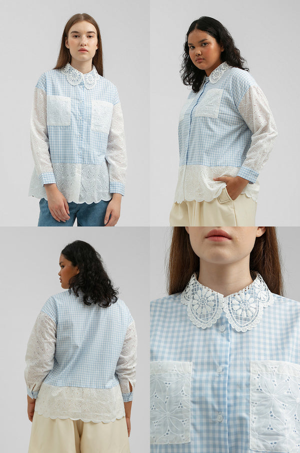 Light Blue Gingham Maelys