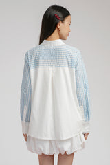 Light Blue Striped Amandine