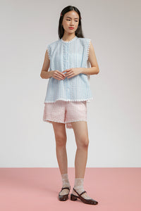 Light Blue Striped Burnett - Defect Sale
