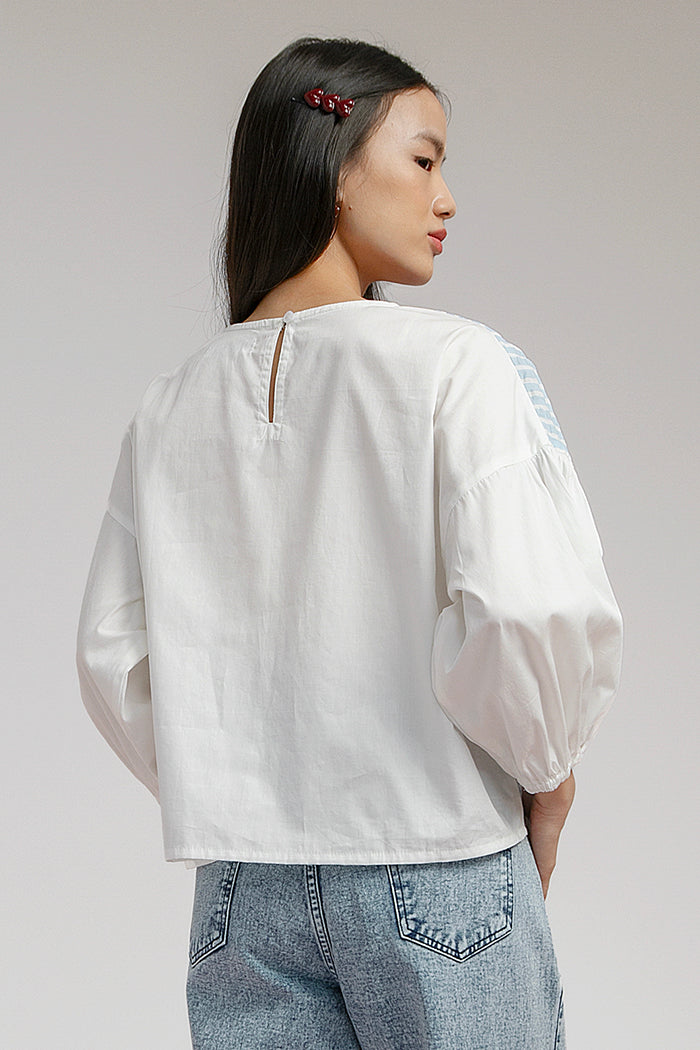 Light Blue Striped Potts - Defect Sale