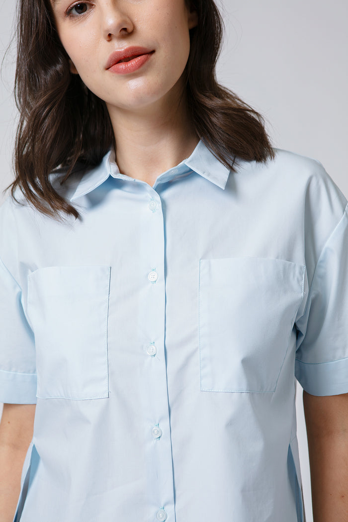 Light Blue Utility Shirt