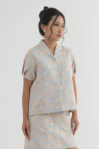 Light Blue Floral Miu